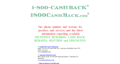 Desktop Screenshot of cashback.org