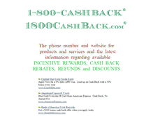 Tablet Screenshot of cashback.org