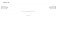Tablet Screenshot of cashback.de
